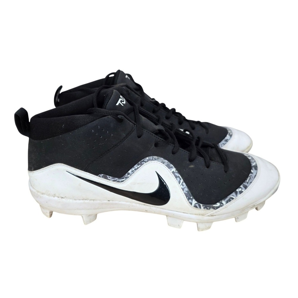 Nike Force Trout 4 Pro MCS Baseball Cleats Mens 15 Black Turf Shoes 917922-001